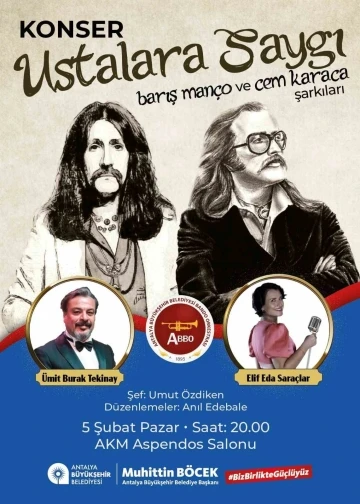 B&uuml;y&uuml;kşehir Belediyesi&rsquo;nden ustalara saygı konseri
