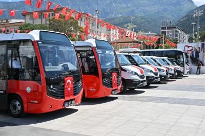 Manisa'da B&uuml;y&uuml;kşehir&rsquo;den ara&ccedil; filosuna 2,3 milyarlık yatırım