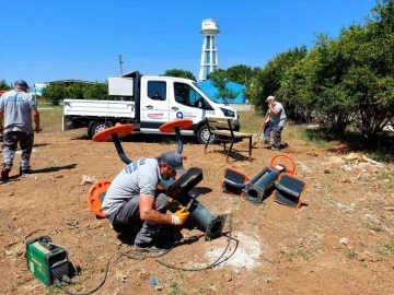 B&uuml;y&uuml;kşehir&rsquo;den Serik&rsquo;in mahallelerine spor aletleri
