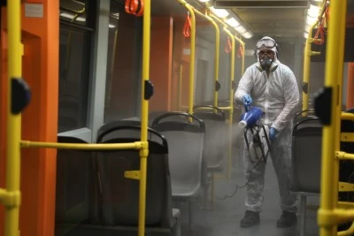 B&uuml;y&uuml;kşehir&rsquo;den ulaşımda hijyen seferberliği