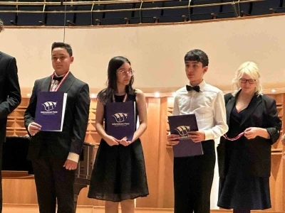 B&uuml;y&uuml;kşehir&rsquo;in piyanistleri Ankara&rsquo;dan &ouml;d&uuml;lle d&ouml;nd&uuml;
