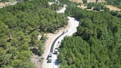 B&uuml;y&uuml;kşehir Keles'te ulaşım kalitesini artırıyor
