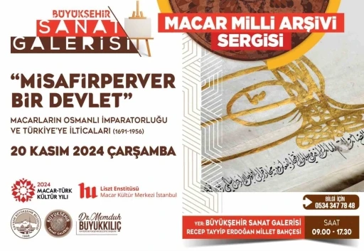 B&uuml;y&uuml;kşehir Sanat Galerisi&rsquo;den T&uuml;rk-Macar dostluğunu anlatacak anlamlı sergi
