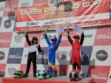 B&uuml;y&uuml;kşehir sporcusu Dubai&rsquo;den kupa ile d&ouml;nd&uuml;
