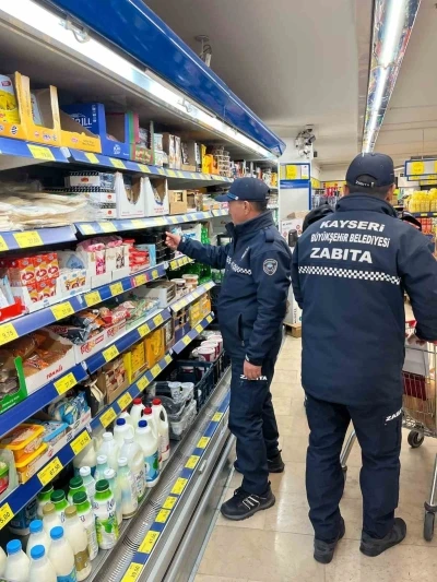 B&uuml;y&uuml;kşehir zabıtası Nisan ayında 801 denetim yaptı
