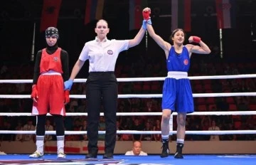 B&uuml;y&uuml;kşehirli boks&ouml;r Sudem Temu&ccedil;in Avrupa &uuml;&ccedil;&uuml;nc&uuml;s&uuml;