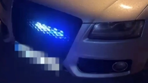 &Ccedil;akar ve siren sistemli araca 218 bin lira ceza uygulandı
