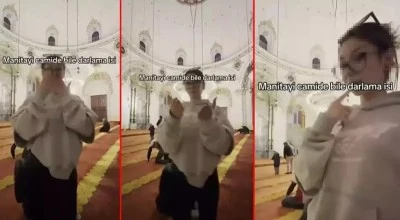 Camide rezalet davranış!