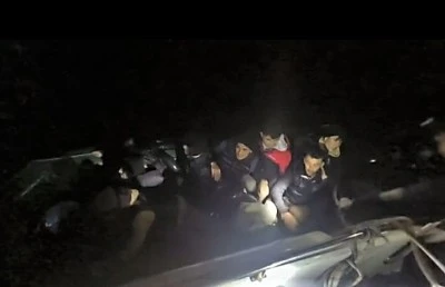  &Ccedil;anakkale'de 7 ka&ccedil;ak g&ouml;&ccedil;men ve 1 g&ouml;&ccedil;men ka&ccedil;ak&ccedil;ısı yakalandı