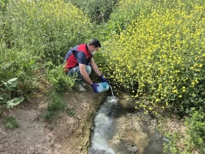 &Ccedil;anakkale&rsquo;de &ccedil;eltik ekim alanlarında sivrisinek m&uuml;cadelesi başladı
