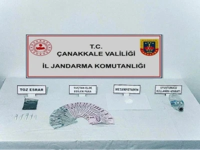 &Ccedil;anakkale&rsquo;de d&uuml;zenlenen uyuşturucu operasyonunda 2 kişi tutuklandı
