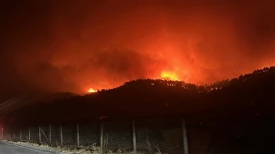 Gelibolu orman yangınında  5 k&ouml;y tahliye edildi 