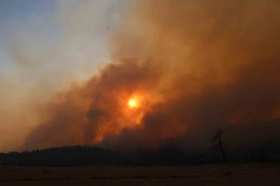 &Ccedil;anakkale&rsquo;deki yangında 126 vatandaş tahliye edildi