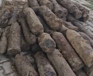 &Ccedil;anakkale Savaşları&rsquo;na ait olduğu değerlendirilen patlamamış 50 top mermisi bulundu