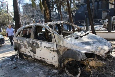 &Ccedil;anakkale yangınından acı g&ouml;r&uuml;nt&uuml;ler gelmeye devam ediyor! 