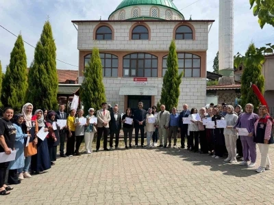 &Ccedil;aycuma&rsquo;da 35 kadın seracılık belgesi aldı
