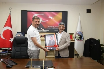 Cemar Genel M&uuml;d&uuml;r&uuml; Yal&ccedil;ın&rsquo;dan Başkan D&ouml;nmez&rsquo;e &rsquo;Hayırlı olsun&rsquo; ziyareti
