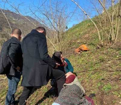 Cenazeye giderken hayat kurtardılar