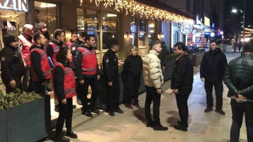 &Ccedil;erkezk&ouml;y&rsquo;de eğlence mekanları ve kıraathanelere denetim
