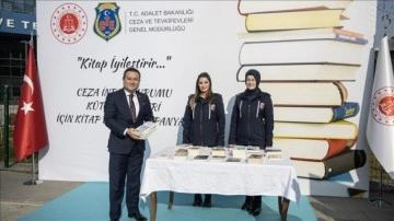 Ceza infaz kurumu k&uuml;t&uuml;phaneleri i&ccedil;in kitap bağışı kampanyası başlatıldı