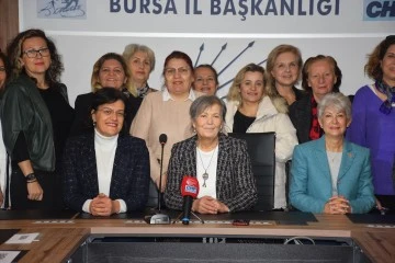 CHP Bursa:  Laik, demokratik ve &ouml;zg&uuml;r yarınlar biz kadınların ellerinde y&uuml;kselecek