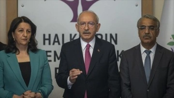 CHP Genel Başkanı Kılı&ccedil;daroğlu HDP'yi ziyaret etti