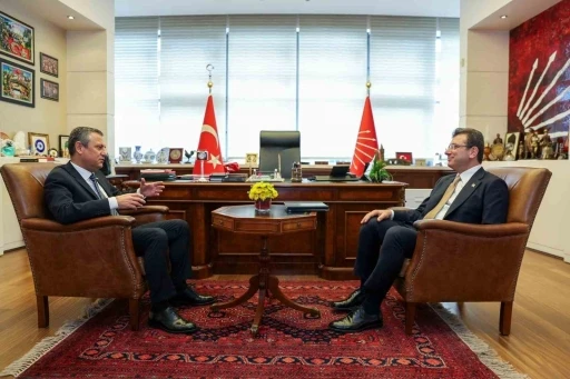 CHP Genel Başkanı &Ouml;zel, Ekrem İmamoğlu&rsquo;nu kabul etti
