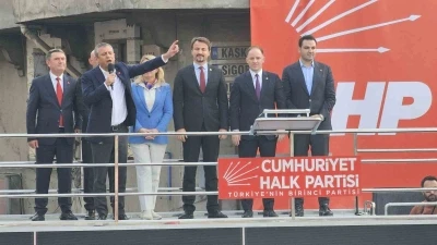 CHP Genel Başkanı &Ouml;zel, Zonguldak mitinginde konuştu
