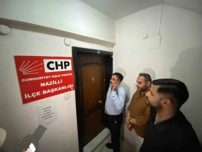 CHP Nazilli il&ccedil;e teşkilatında devir teslim krizi