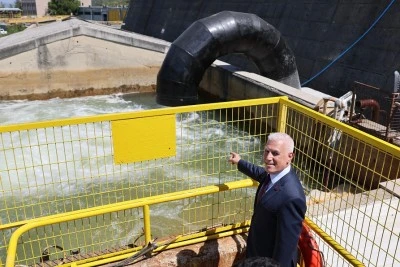 &Ccedil;ınarcık Barajı'ndan Bursa'ya su akışı başladı