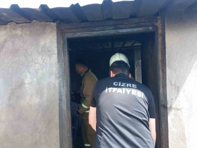 Cizre&rsquo;de odunlukta &ccedil;ıkan yangın paniğe neden oldu
