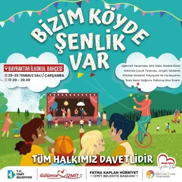 &Ccedil;ocuklar 2 g&uuml;n boyunca eğlenceye doyacak
