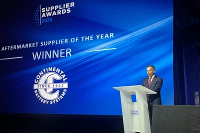 Continental Battery Systems, Stellantis&rsquo;tan Yılın Yedek Par&ccedil;a Tedarik&ccedil;isi &Ouml;d&uuml;l&uuml;n&uuml; Kaptı!