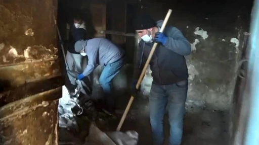 &Ccedil;&ouml;p evde &ouml;l&uuml;mc&uuml;l hayat m&uuml;cadelesi mutlu sonla bitti