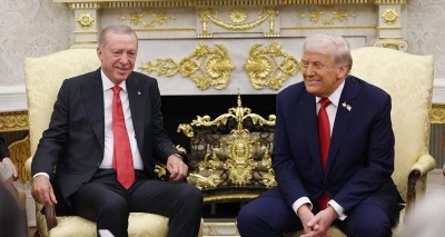 Cumhurbaşkanı Erdoğan, ABD Başkanı Trump ile g&ouml;r&uuml;şt&uuml;