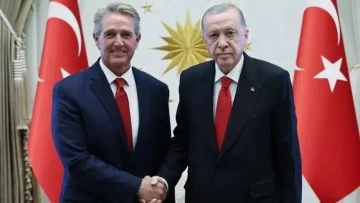 Cumhurbaşkanı Erdoğan, ABD B&uuml;y&uuml;kel&ccedil;isi Flake'i kabul etti
