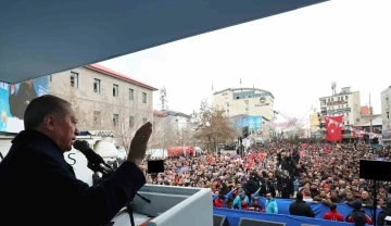 Cumhurbaşkanı Erdoğan, Ağrı mitinginde konuştu: "Başka Ağrı yok, başka T&uuml;rkiye yok"
