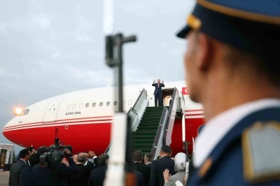 Cumhurbaşkanı Erdoğan, Azerbaycan&rsquo;daki temaslarını tamamladı