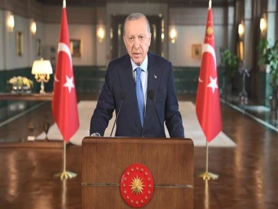 Cumhurbaşkanı Erdoğan:  Bizim ortaklığımız haritaların &ccedil;izdiği sınırların fersah fersah &ouml;tesindedir
