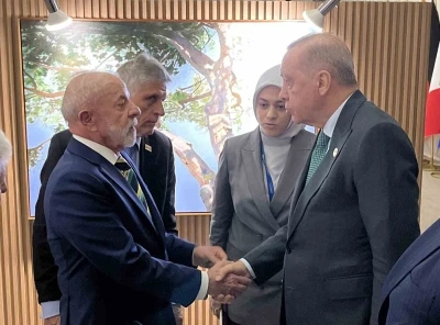 Cumhurbaşkanı Erdoğan, Brezilya Devlet Başkanı Silva ile g&ouml;r&uuml;şt&uuml;