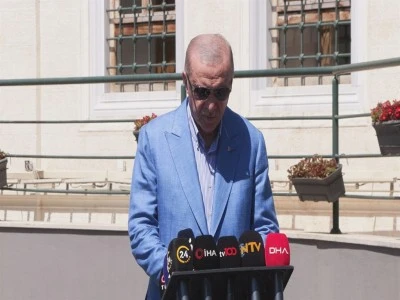  Cumhurbaşkanı Erdoğan: &Ccedil;ok b&uuml;y&uuml;k bir felaketle karşı karşıya kaldık