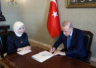 Cumhurbaşkanı Erdoğan, Dar&uuml;laceze'ye kurban bağışı yaptı