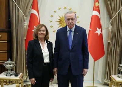  Cumhurbaşkanı Erdoğan, İspanya Anayasa Mahkemesi Başkanvekili Huertas&rsquo;ı kabul etti