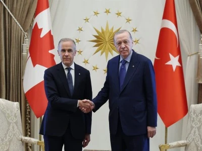 Cumhurbaşkanı Erdoğan, Kanada Başbakanı Mark Carney&rsquo;i kabul etti