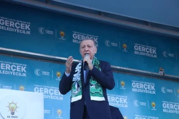 Cumhurbaşkanı Erdoğan: &ldquo;Karşımızdaki ittifakın bug&uuml;n ki durumunu g&ouml;rd&uuml;k&ccedil;e verilmiş sadakamız varmış diyoruz&rdquo;