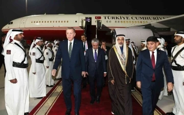 Cumhurbaşkanı Erdoğan, Katar&rsquo;da
