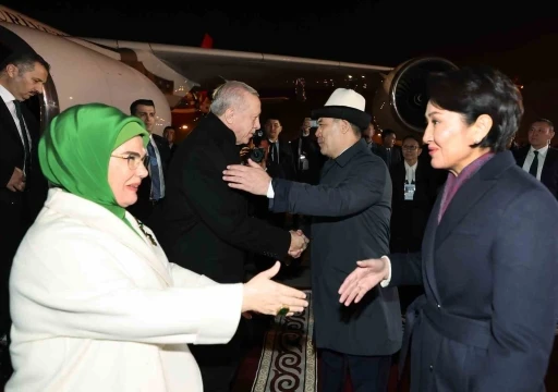 Cumhurbaşkanı Erdoğan Kırgızistan&rsquo;da