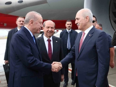 Cumhurbaşkanı Erdoğan KKTC&rsquo;de
