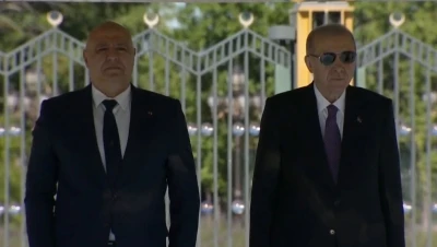 Cumhurbaşkanı Erdoğan, L&uuml;bnan Cumhurbaşkanı Avn'ı resmi t&ouml;renle karşıladı
