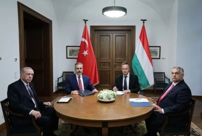 Cumhurbaşkanı Erdoğan, Macaristan Başbakanı Orban ile g&ouml;r&uuml;şt&uuml;